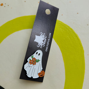 Halloween Ghost - Enamel Lapel Pin