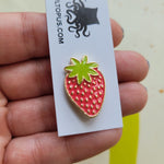 Load image into Gallery viewer, Strawberry - Enamel Lapel Pin
