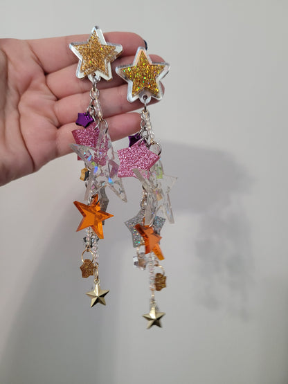 Star Dangle Earrings