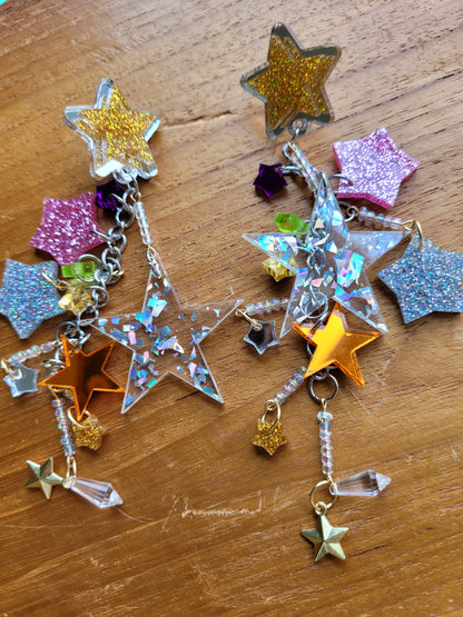 Star Dangle Earrings