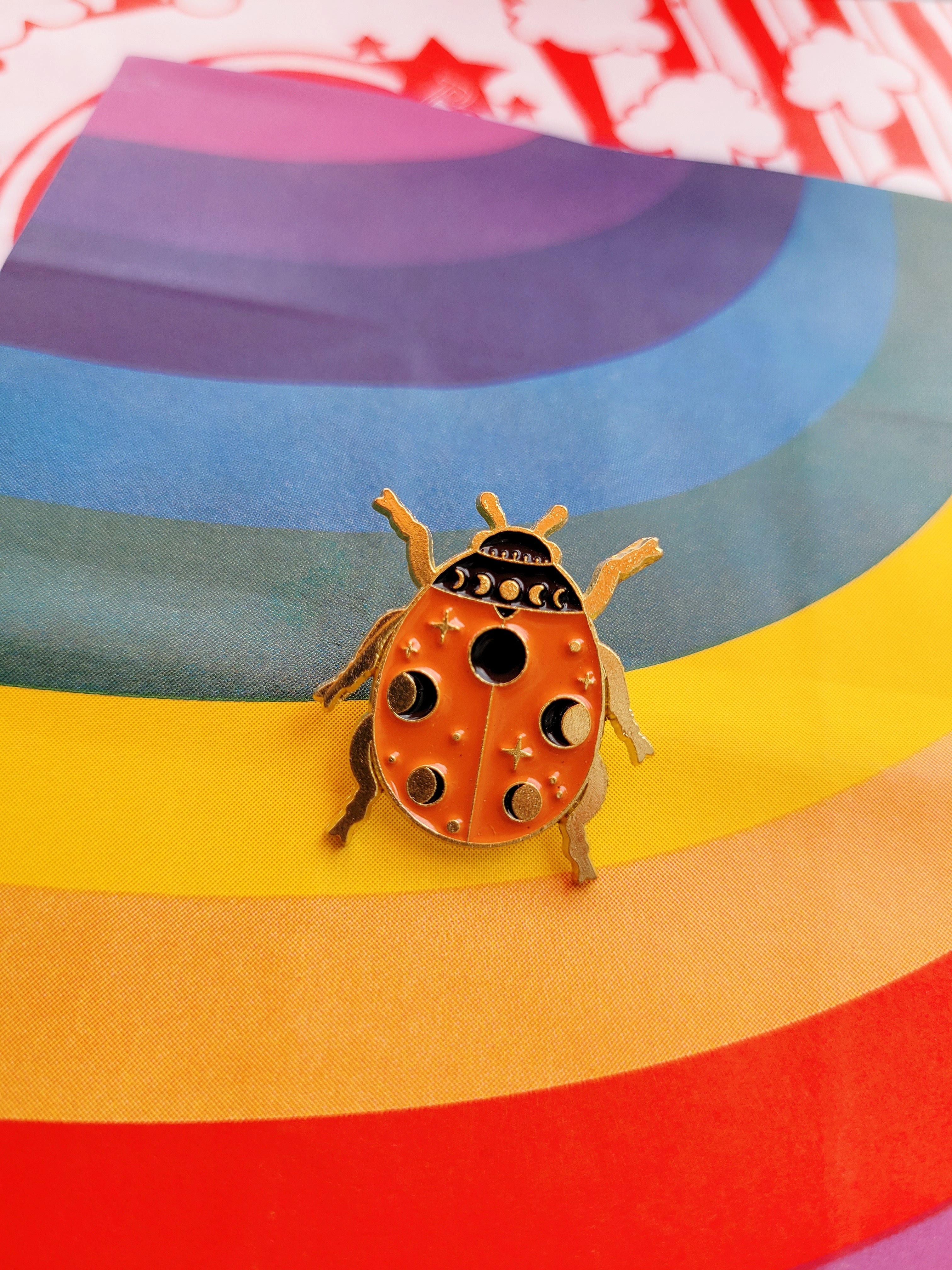 Celeatial Ladybug - Enamel Lapel Pin
