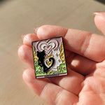 Load image into Gallery viewer, The Lovers Cats - Enamel Lapel Pin
