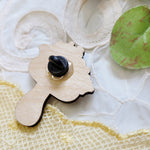 Load image into Gallery viewer, Mindful Mushroom Lapel Pin Brooch
