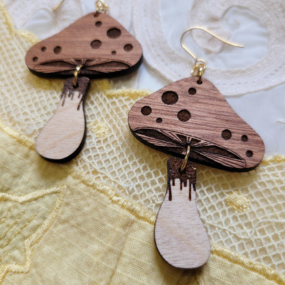 Mindful Mushrooms  Earrings