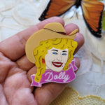 Load image into Gallery viewer, Yeehaw Dolly Parton Brooch Pin
