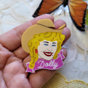 Yeehaw Dolly Parton Brooch Pin